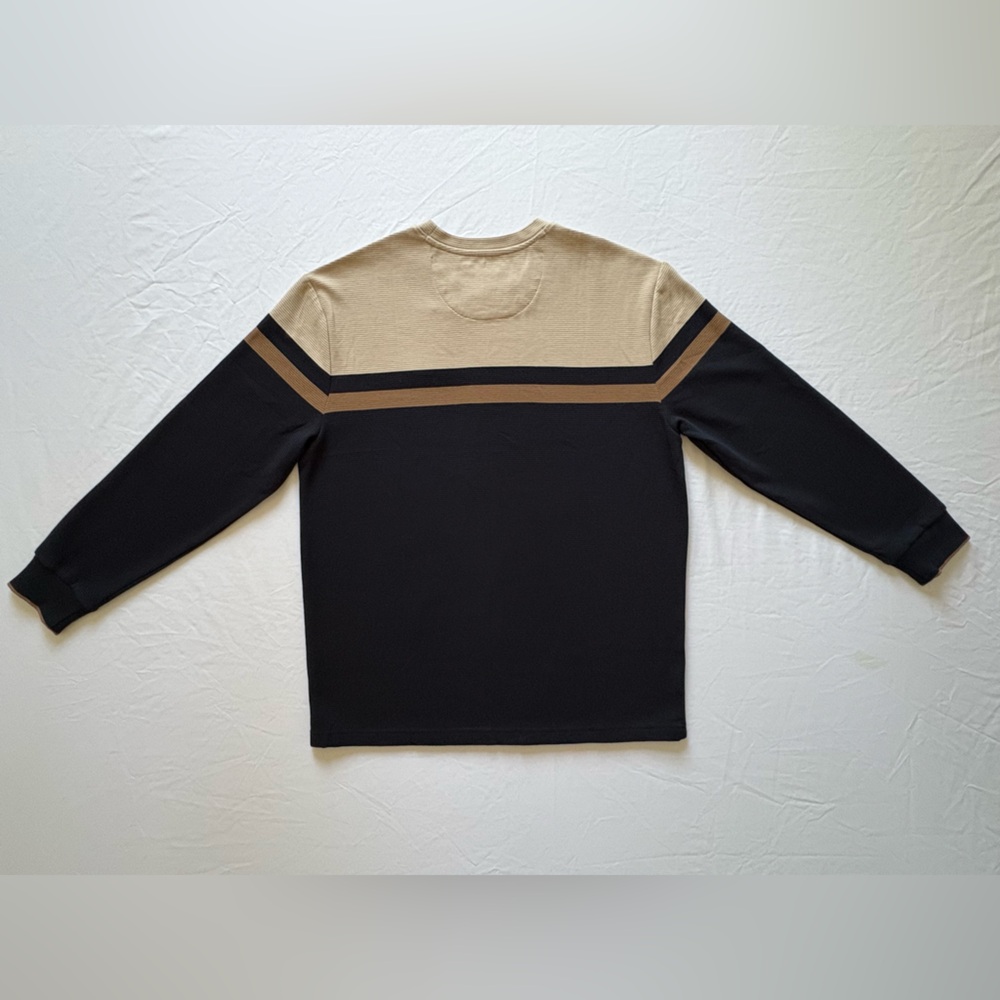 NWT-Denim & Flower Neutral Ribbed Crewneck Sweater - Picture 2 of 14